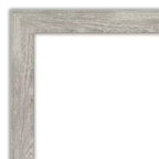 46" x 36" Dove Graywash Framed Bathroom Vanity Wall Mirror -: Modern Rectangle, Wood Frame, Wall Mounted