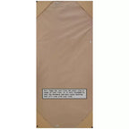 28" x 64" Wedge Framed Full Length Floor/Leaner Mirror White -: Modern Style, Polystyrene Frame, Wall Mount