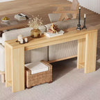 70.9 Entryway Console Table, Wooden Narrow Long Sofa Table, Rectangular Behind Couch Table for Living Room Hallway Entrance