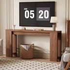 70.9 Entryway Console Table, Wooden Narrow Long Sofa Table, Rectangular Behind Couch Table for Living Room Hallway Entrance