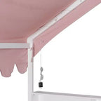 Full Size Wooden Floor Bed Frame, House-Shaped Daybed with Fense, 3 Storage Bookshelves, Curtain