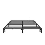 8 Inch King Size Metal Bed Frame, Low Profile Platform with Sturdy Mattress Foundation, Noise Free Easy Assembly, No Box Spring Needed