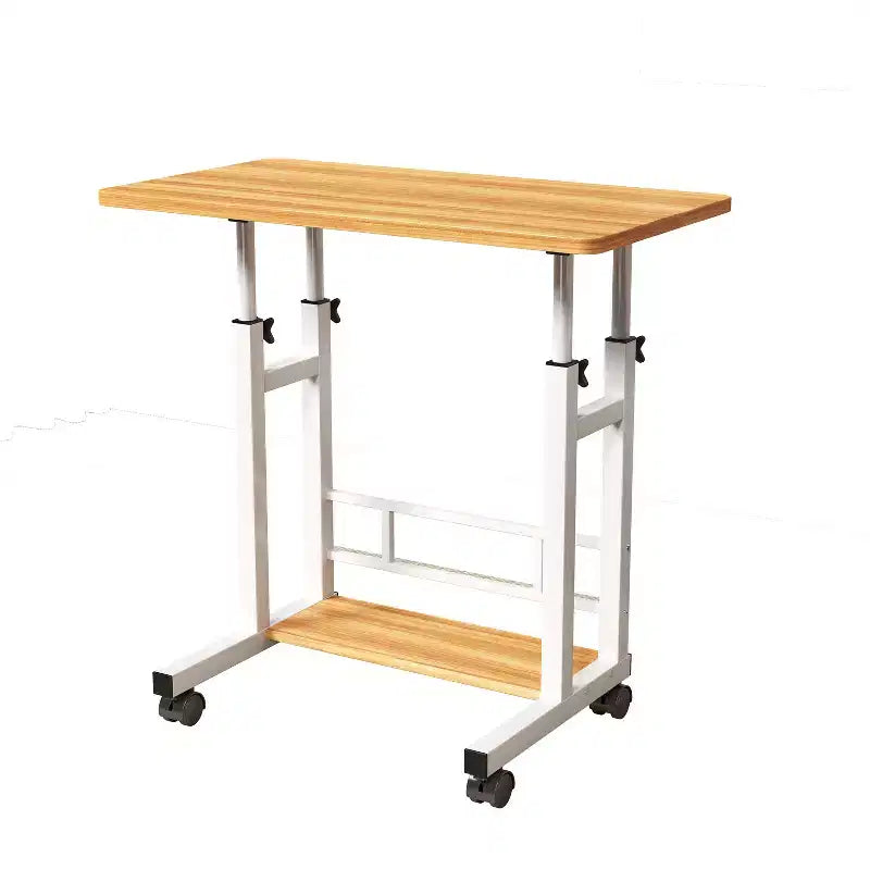 Mobile Adjustable Desk for Bedside or Dorm, 80x40cm Laptop, Study, and Dining Table for Home or Bedroom