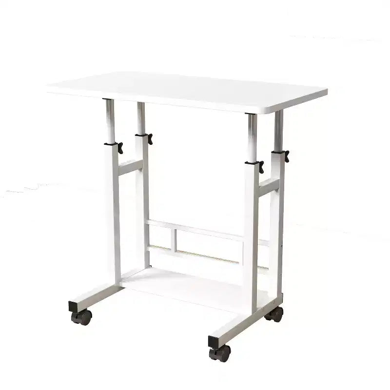Mobile Adjustable Desk for Bedside or Dorm, 80x40cm Laptop, Study, and Dining Table for Home or Bedroom