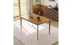 49 Rectangle Kitchen Table for 4-6,Minimalist Dining Table with Wood Frame,Multifunctional Dining Room Table for Office,Living Room