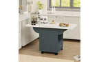 Wood Movable Dining Table with Wheels,Folding Kitchen Table with Storage,Multifunctional End Table for Coffee Table,Kitchen Island