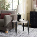 Akzenttisch - - Grau/Schwarz -
