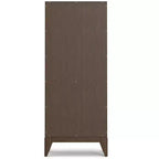 SOLID HARDWOOD 66 inch x 24 inch Mid Century Modern 5 Shelf Bookcase