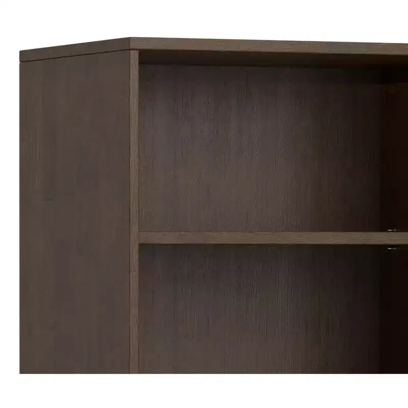 SOLID HARDWOOD 66 inch x 24 inch Mid Century Modern 5 Shelf Bookcase