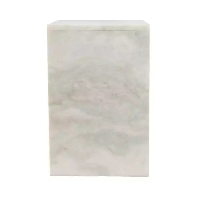 Table d'appoint élégante, table latérale ou petite table de chevet pour décoration intérieure - table d'appoint carrée en marbre parfaite pour chambre ou salon