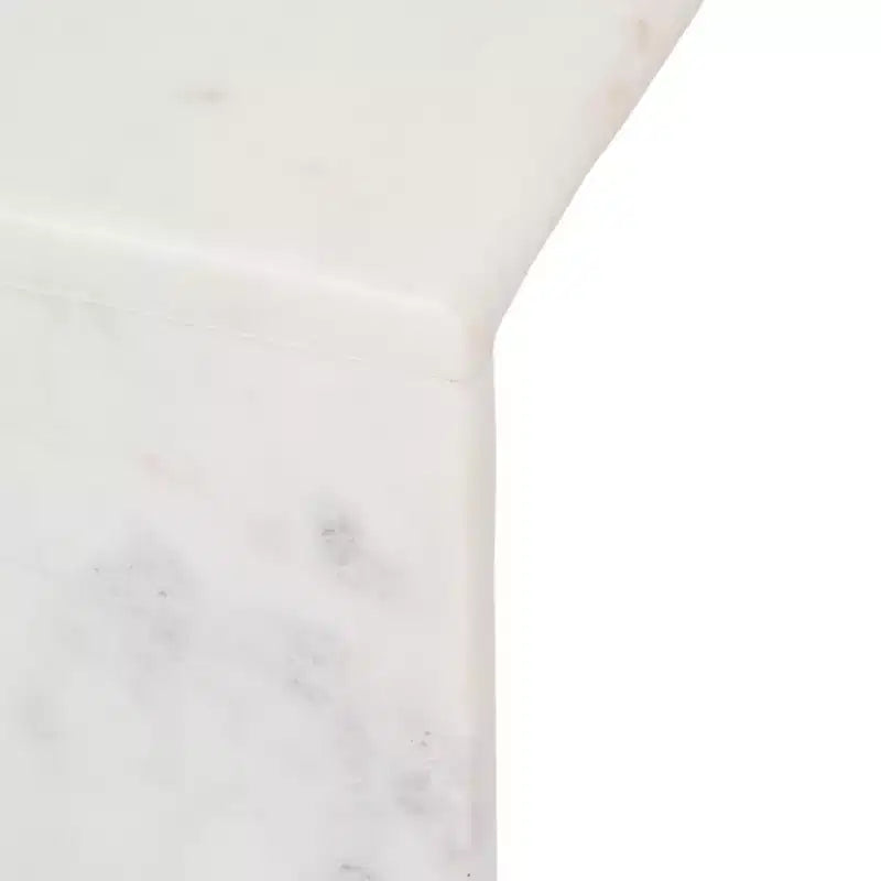Table d'appoint élégante, table latérale ou petite table de chevet pour décoration intérieure - table d'appoint carrée en marbre parfaite pour chambre ou salon