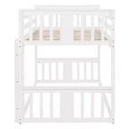 Twin Over Twin Wood Bunk Bed for Kids' Room