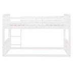 Twin Over Twin Wood Bunk Bed for Kids' Room