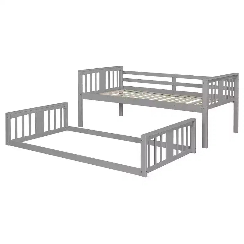 Twin Over Twin Wood Bunk Bed for Kids' Room