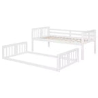 Twin Over Twin Wood Bunk Bed for Kids' Room