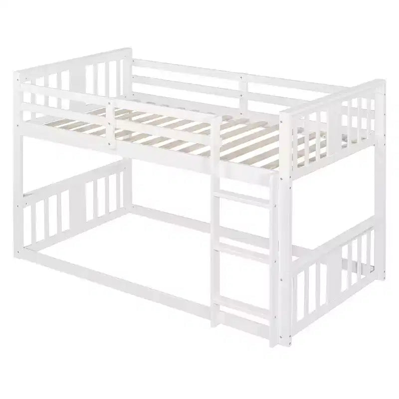 Twin Over Twin Wood Bunk Bed for Kids' Room