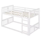 Twin Over Twin Wood Bunk Bed for Kids' Room