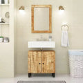 Sink Cabinet Natural wood Solid mango wood Medium Sink Cabinet
