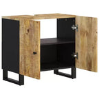 Sink Cabinet Natural wood Solid mango wood Medium Sink Cabinet