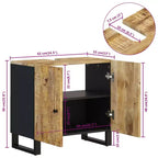 Sink Cabinet Natural wood Solid mango wood Medium Sink Cabinet