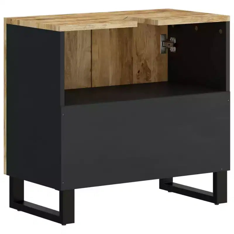 Sink Cabinet Natural wood Solid mango wood Medium Sink Cabinet