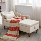 Chaise longue de terciopelo para interior con cojín