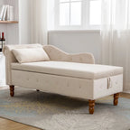 Chaise longue de terciopelo para interior con cojín