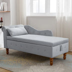 Chaise longue de terciopelo para interior con cojín