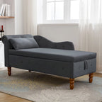 Chaise longue de terciopelo para interior con cojín