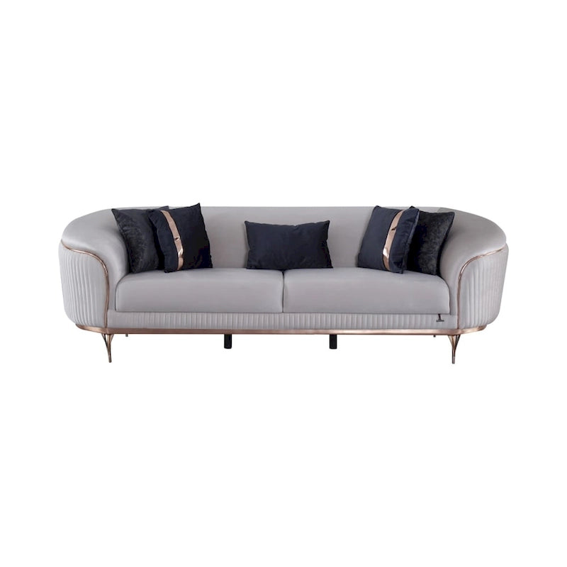 Mostar 2 Pieces Living Room Sets 1 Sofa 1 Chair