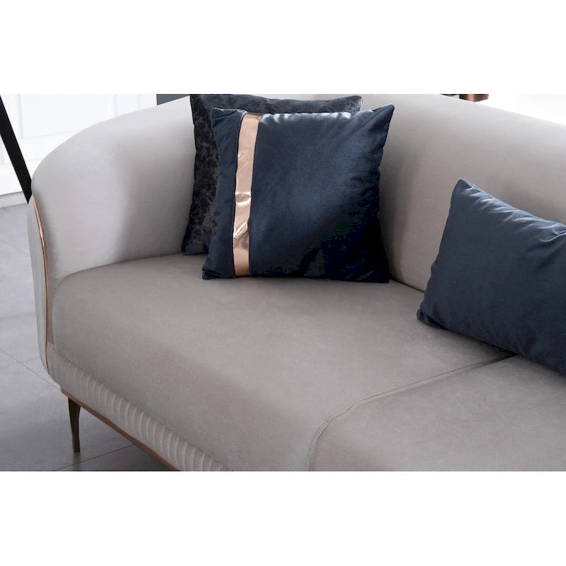 Kyt 4 Pieces Living Room Sets 2 Sofa 2 Chair