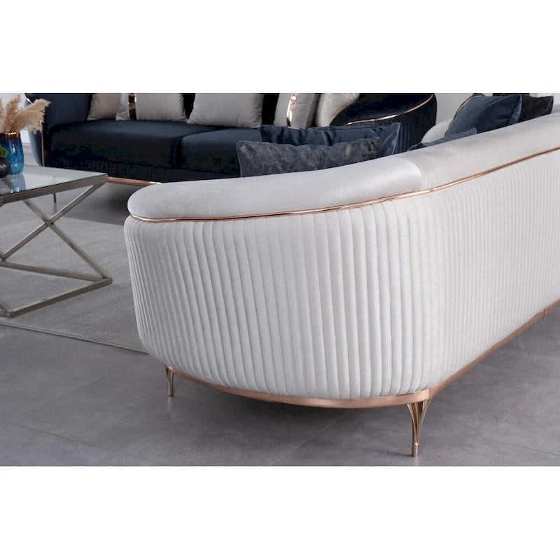 Kyt 4 Pieces Living Room Sets 2 Sofa 2 Chair