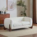 Tapicerowana sofa dwuosobowa z tkaniny boucle Alma marki Christopher Knight Home