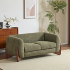 Tapicerowana sofa dwuosobowa z tkaniny boucle Alma marki Christopher Knight Home