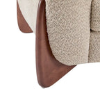 Tapicerowana sofa dwuosobowa z tkaniny boucle Alma marki Christopher Knight Home