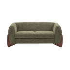 Tapicerowana sofa dwuosobowa z tkaniny boucle Alma marki Christopher Knight Home