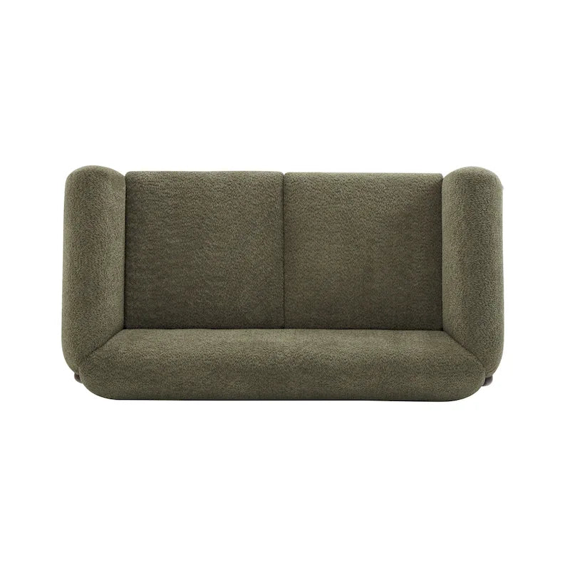Tapicerowana sofa dwuosobowa z tkaniny boucle Alma marki Christopher Knight Home