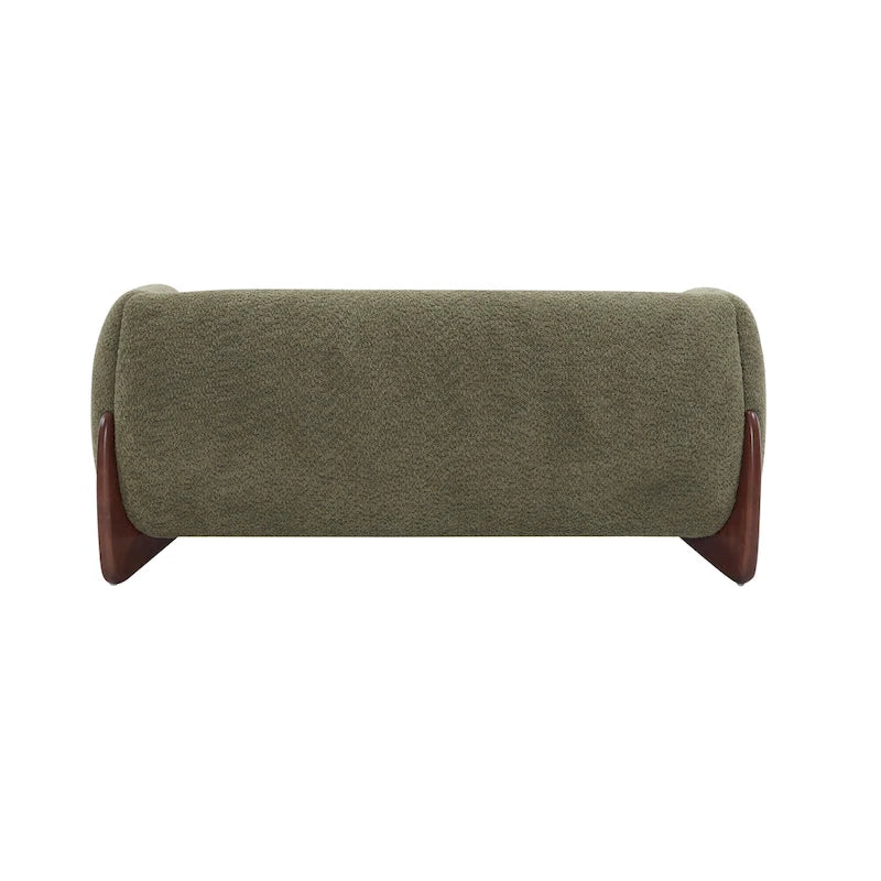 Tapicerowana sofa dwuosobowa z tkaniny boucle Alma marki Christopher Knight Home