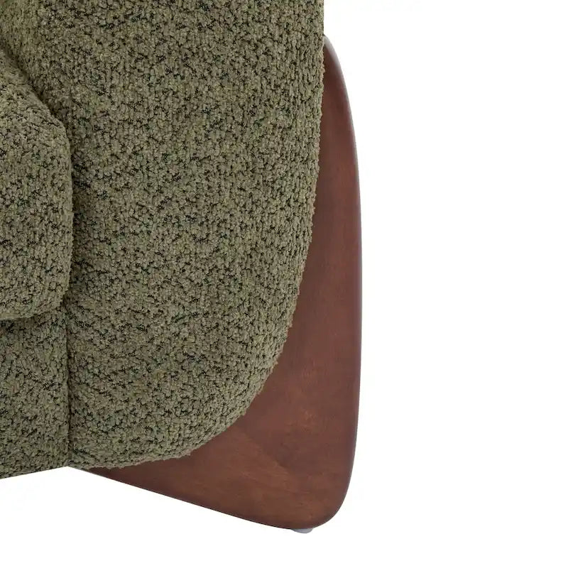 Tapicerowana sofa dwuosobowa z tkaniny boucle Alma marki Christopher Knight Home