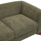 Tapicerowana sofa dwuosobowa z tkaniny boucle Alma marki Christopher Knight Home