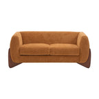 Tapicerowana sofa dwuosobowa z tkaniny boucle Alma marki Christopher Knight Home