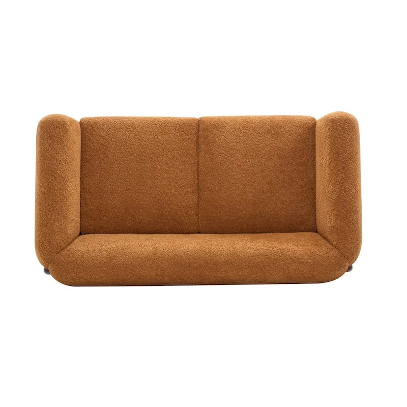 Tapicerowana sofa dwuosobowa z tkaniny boucle Alma marki Christopher Knight Home