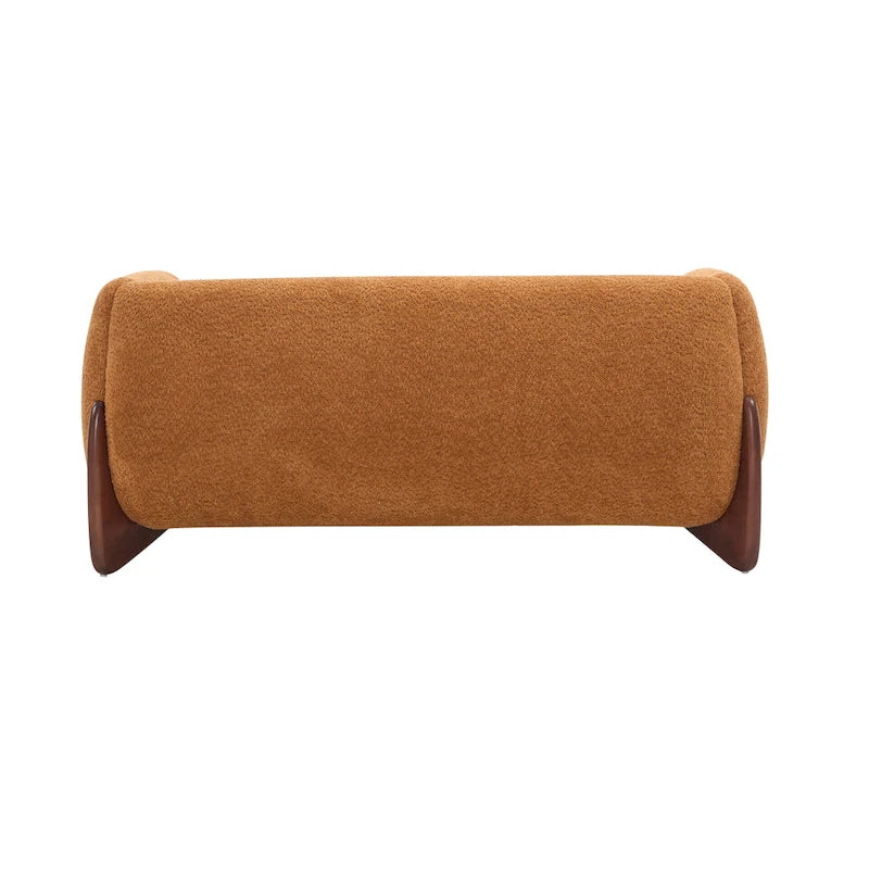 Tapicerowana sofa dwuosobowa z tkaniny boucle Alma marki Christopher Knight Home