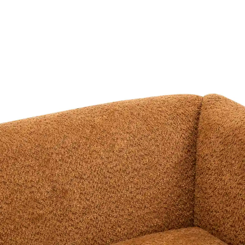 Tapicerowana sofa dwuosobowa z tkaniny boucle Alma marki Christopher Knight Home