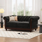Eviva Chesterfield-Samt-Zweisitzer von Christopher Knight Home