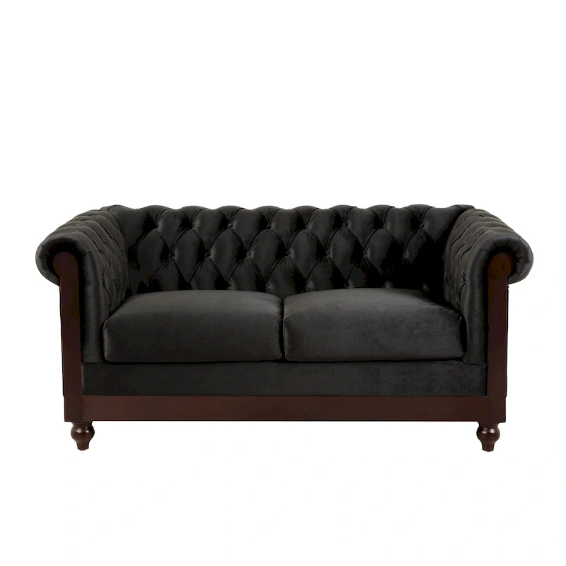 Eviva Chesterfield-Samt-Zweisitzer von Christopher Knight Home