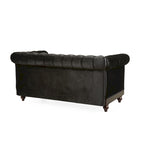 Eviva Chesterfield-Samt-Zweisitzer von Christopher Knight Home