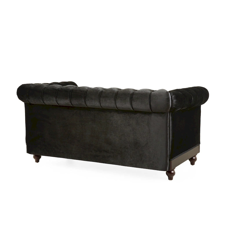 Eviva Chesterfield-Samt-Zweisitzer von Christopher Knight Home