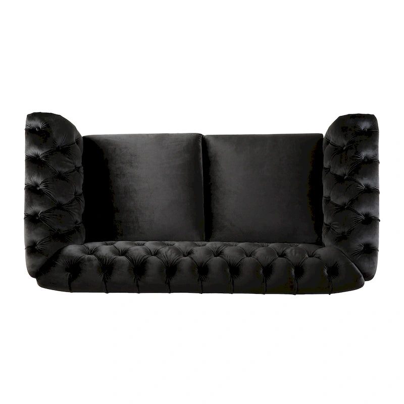 Eviva Chesterfield-Samt-Zweisitzer von Christopher Knight Home