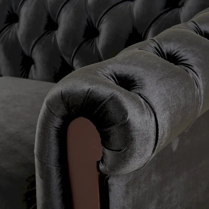 Eviva Chesterfield-Samt-Zweisitzer von Christopher Knight Home